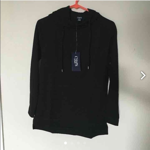NWT CHAPS SPORT hooded sweater women's