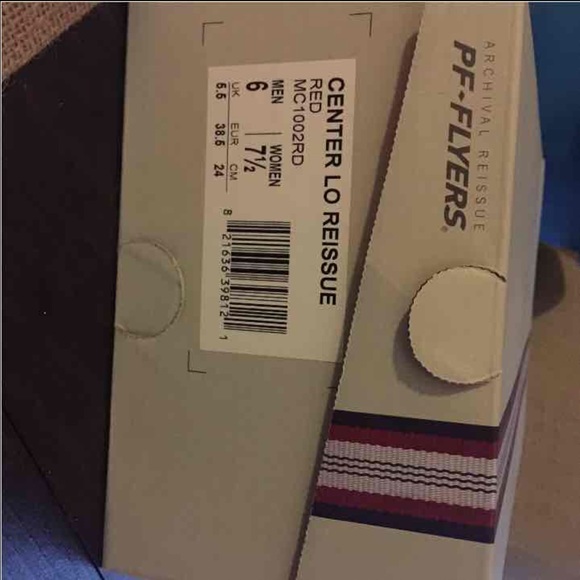 Brand new PF-Flyers, red.