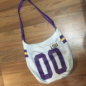 LSU tiger jersey bag