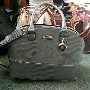 Anne Klein silver handbag