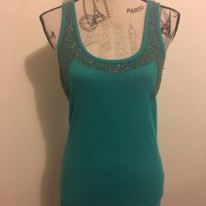 Teal tank top