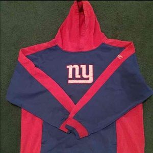 New York Giants Hooded Pullover Jacket Size XL