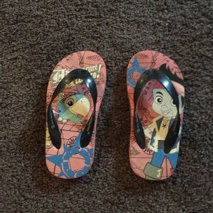 Jake & Neverland Pirates Flip-flops Toddler Size 9