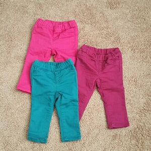 3 Crazy 8 jeans size 6-12 months