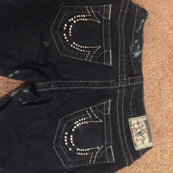 100% authentic true religion bleach / ripped jeans - Picture 2 of 4