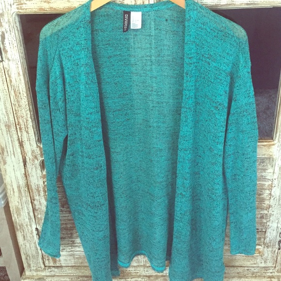 H&M Teal Cardigan