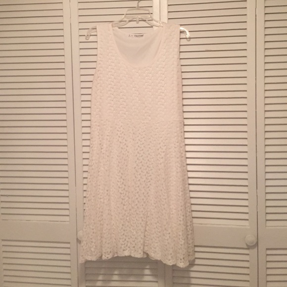 Plus Size White Dress