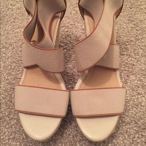 Tan and brown wedges!