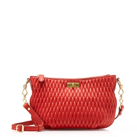J. Crew Handbags - J Crew Baby Brampton Red Cross Body Bag