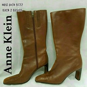 EUC Anne Klein Leather Boots