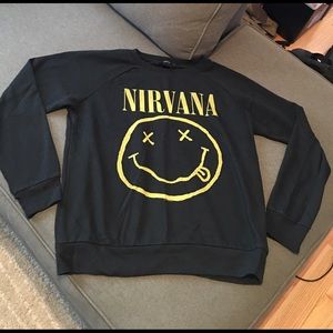 🚫SOLD ON MERC🚫 Forever 21 Nirvana Sweatshirt