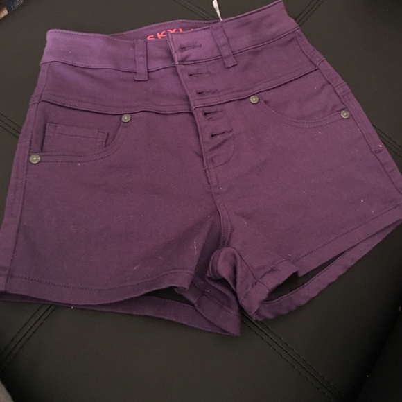 Purple shorts