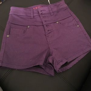 Purple shorts