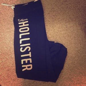 Navy Hollister Sweats