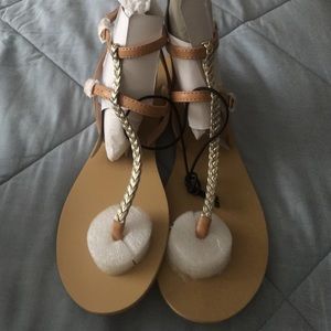 Brand new sandals