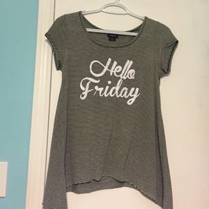Rue 21 hello first shirt