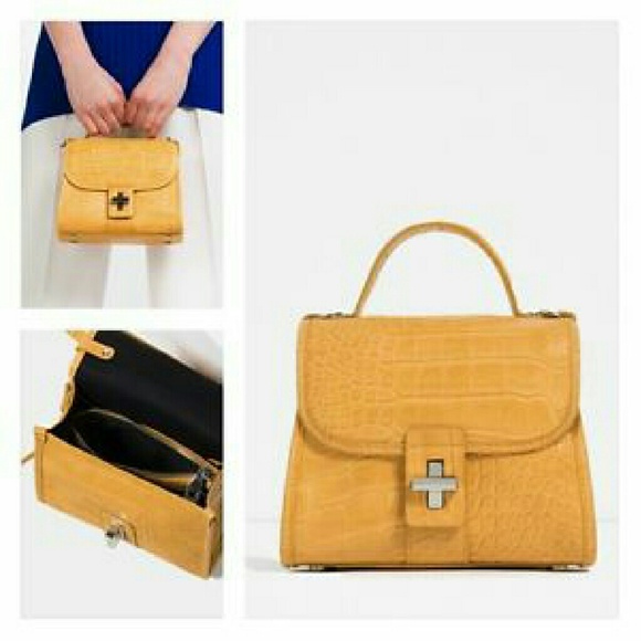 Zara mini embossed bag (4266) - Picture 2 of 4