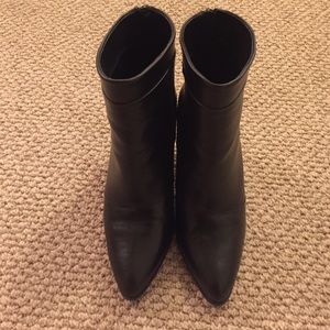 Black ankle boots