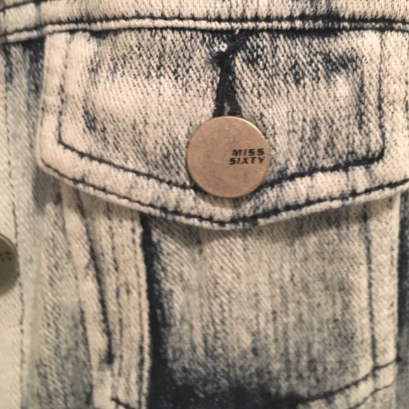 Retro cropped denim jacket - Picture 3 of 4