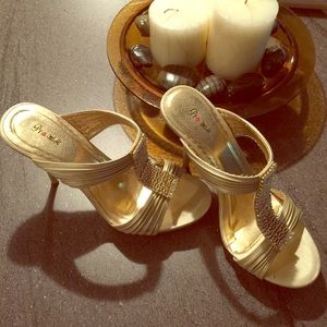 Promise Gold heels