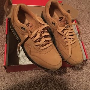 Wheat Suede Air Max 90s