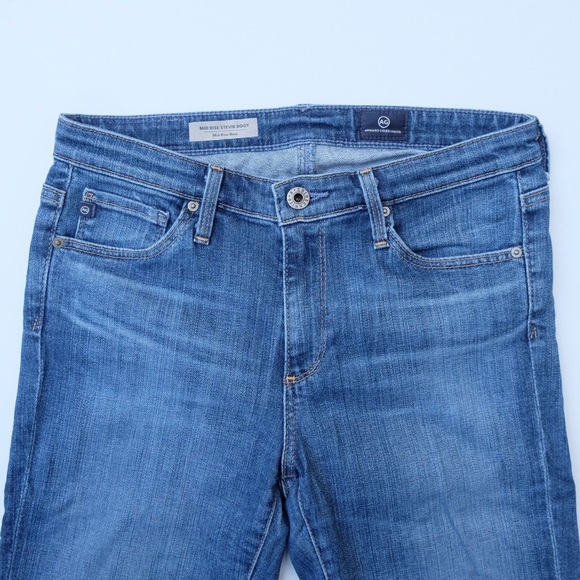 AG Adriano Goldschmied mid rise Stevie boot jeans - Picture 2 of 4