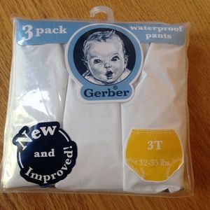 Gerber Waterproof Training Pants Sz 3t NWT