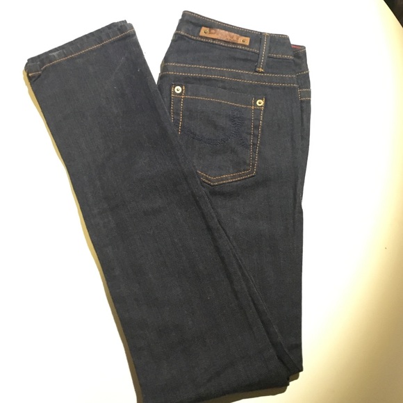 DKNY Straight Leg Dark Denim Jeans