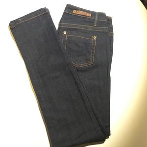 DKNY Straight Leg Dark Denim Jeans