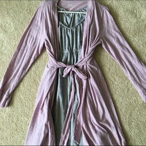 Nursing pj & robe set. GUC