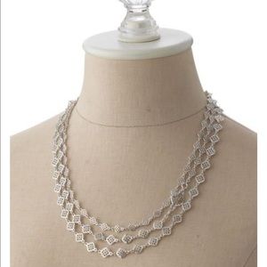Stella & Dot Devon Layering Necklace - Silver