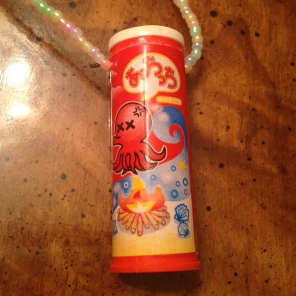 Kawaii Canned Octopus Charm Necklace