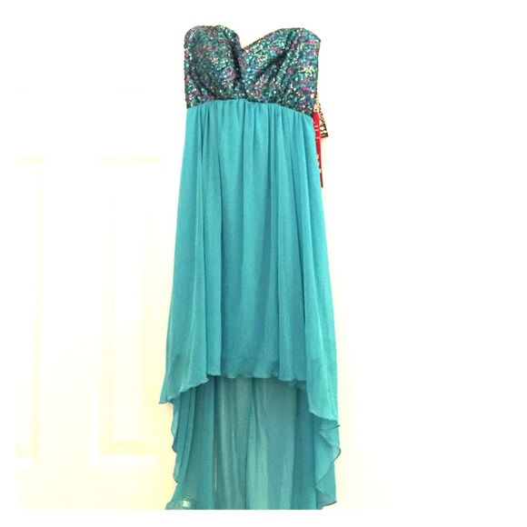 Sparkly cocktail prom or event dress