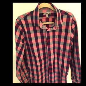 Express fitted dress shirt