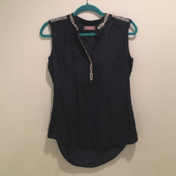 Navy shirt with white color - Picture 1 of 4