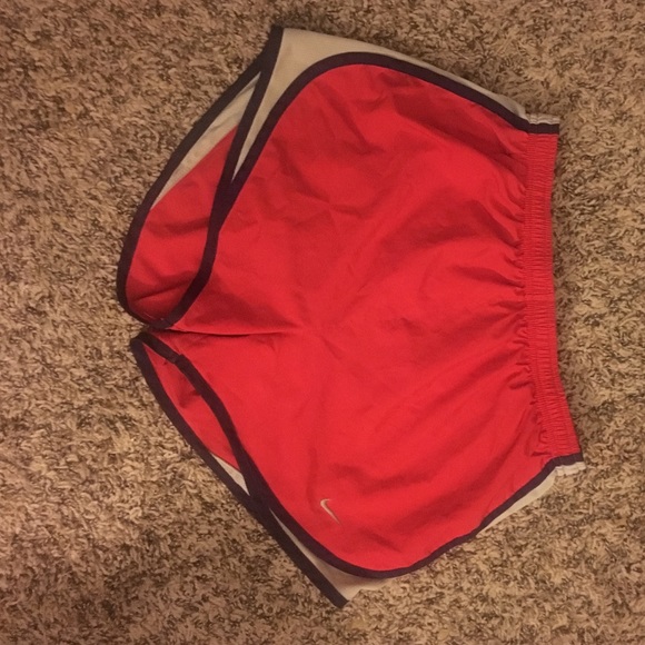 Red Nike Running Shorts - Picture 1 of 2