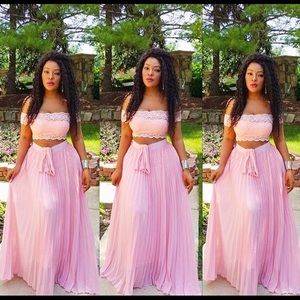 Skirt and shirt available