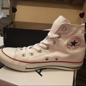White high top chucks
