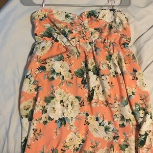 Forever 21 peach maxi dress!