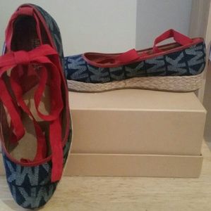 MK monogrammed Espadrilles