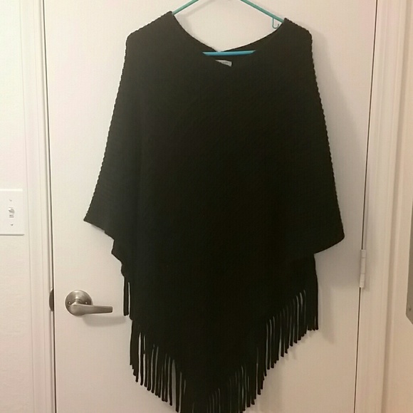 Black poncho