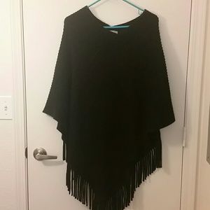 Black poncho