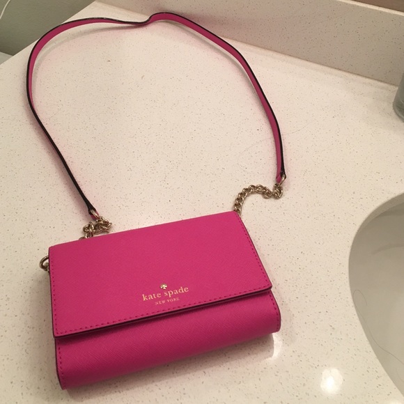 Kate soade magenta purse