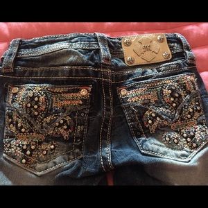 Miss me girls jeans size 10 skinny like new!!