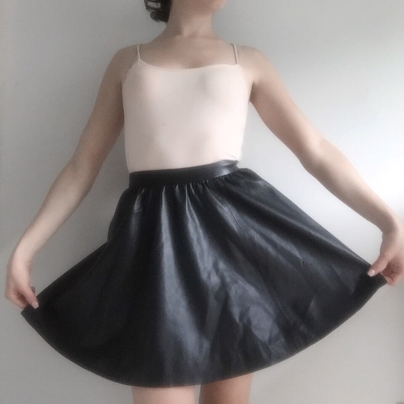 H&M Skirts - H&M Black Leather Skirt H&M Skirts - H&M Black Leather Skirt