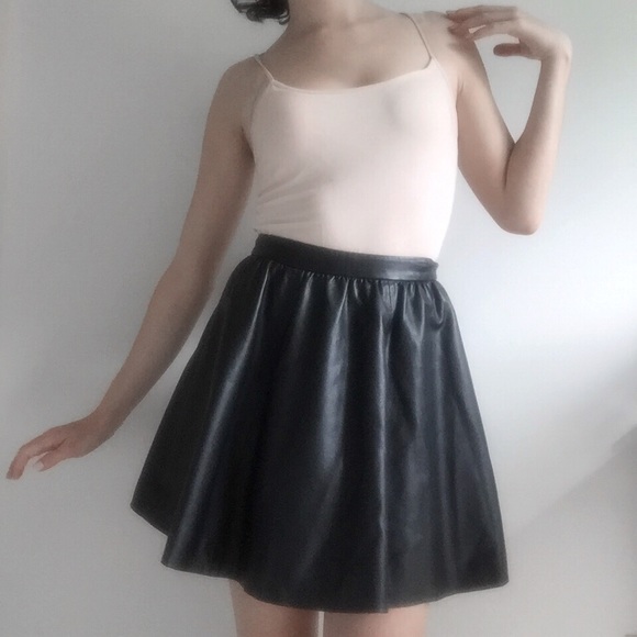 H&M Skirts - H&M Black Leather Skirt H&M Skirts - H&M Black Leather Skirt