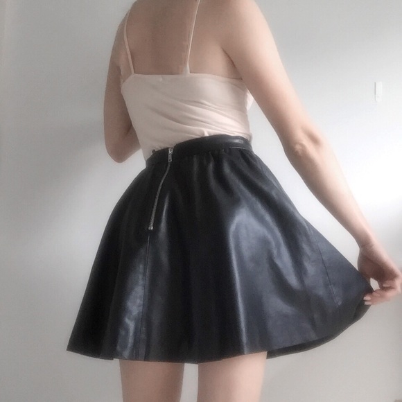 H&M Skirts - H&M Black Leather Skirt H&M Skirts - H&M Black Leather Skirt