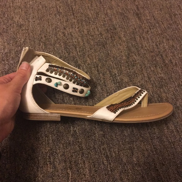 Beaded sandals