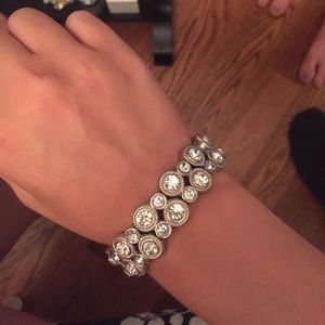 Sparkly bedazzled bracelet.