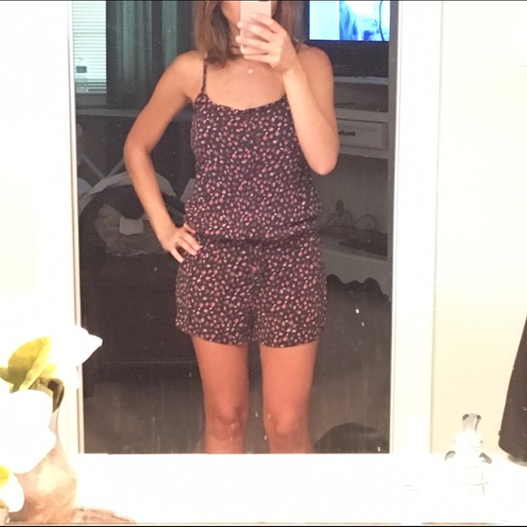 Mudd floral romper